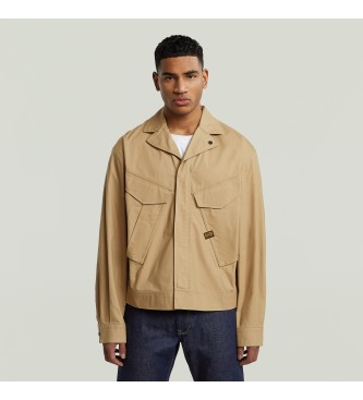 G-Star para hombre. D26192-D387-5750 Chaqueta Rovic marrón (M), Casual, Algodón