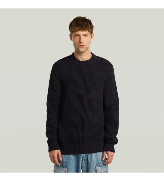 G-Star para hombre. D23536-D170-6484 Jersey Chunky negro (M), Casual, Lana