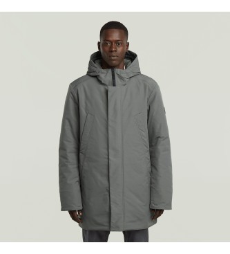 G-Star para hombre. D27786-D908-1260 Parka Clean Vodan gris (XXL), Casual, Poliéster