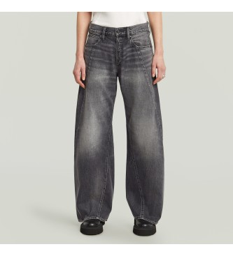 G-Star para mujer. D27690-D537-H147 Jeans Contor 3D Wide gris (24/30), Casual, Denim, Sostenible, Algodón Reciclado