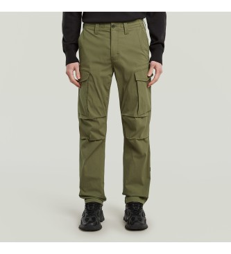 G-Star para hombre. D24309-E070-B230 Pantalón Core Regular Cargo verde (34/32), Casual, Algodón