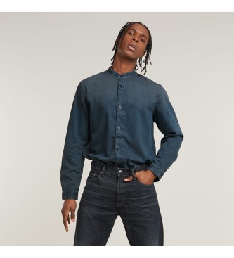 Camisa Correct azul (XL), Casual, Algodón, Manga larga, G-Star outlet 2024.