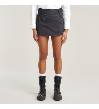 G-Starvoor vrouwen. D26170-D715-860 Korte broek Regular cut grijs (24), Casual, Katoen