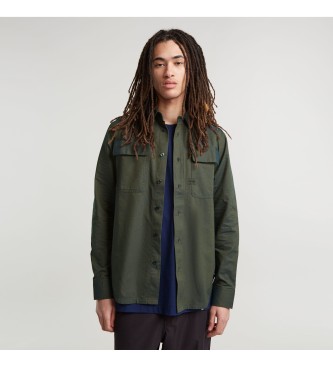 G-Star para hombre. D23583-C895-G099 Camisa CPO Regular gris (L), Casual, Algodón, Manga larga