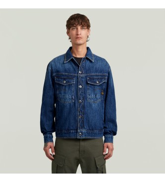 G-Star para hombre. D23593-D788-H460 Chaqueta Dakota azul (XXS), Casual, Algodón, Denim