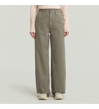G-Star para mujer. D26432-E078-C982 Jeans Deck 2.0 High Loose Chino gris (28/30), Casual, Algodón