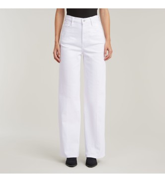 G-Star para mujer. D23591-D552-G547 Jeans Deck 2.0 High Loose blanco (32/32), Casual, Denim, Algodón Orgánico, Sostenible