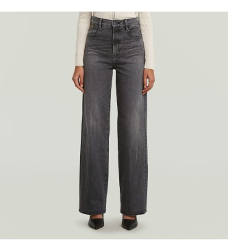 G-Star para mujer. D23591-D874-H402 Jeans Deck 2.0 High Loose negro (28/28), Casual, Algodón, Denim