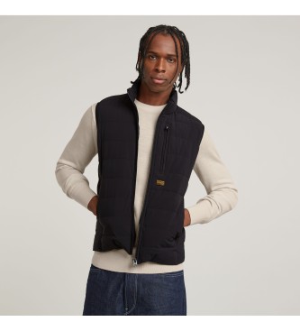 G-Star para hombre. D24277-D518-6484 Chaleco Foundation Liner negro (XL), Casual, Algodón