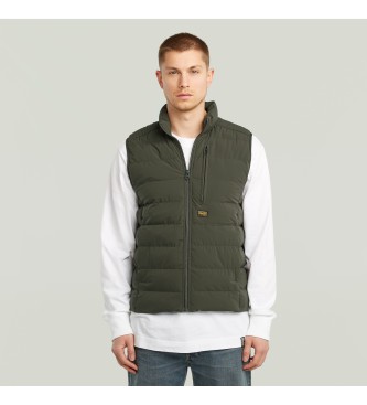 G-Star para hombre. D24277-D518-995 Chaleco Foundation Liner verde (XXL), Casual, Algodón