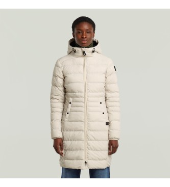 G-Star para mujer. D26955-D518-1603 Abrigo Foundation Larga beige (M), Casual, Poliéster