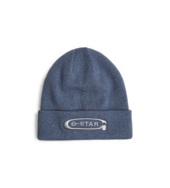 G-Star unisex. D24722-C754-1820 Gorro Originals Artwork Long azul (OSFA), Casual, Poliéster Reciclado, Sostenible