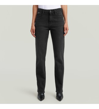G-Star para mujer. D27704-E105-H532 Jeans Iggie Straight negro (25/32), Casual, Algodón, Denim