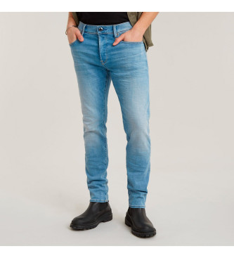 G-Star para hombre. 51001-8968-8436 Jeans 3301 Slim azul (33/34), Casual, Algodón, Denim