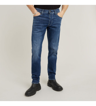 G-Star para hombre. D25742-8968-071 Jeans 3301 Slim azul (32/36), Casual, Algodón
