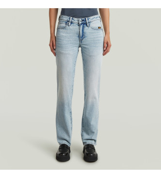 G-Star para mujer. D26163-E205-H918 Jeans G-Straight azul (28/32), Casual, Algodón, Denim