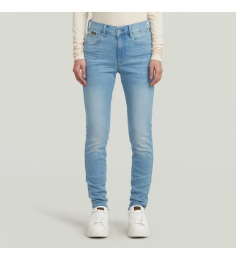 G-Star para mujer. D27297-8968-8436 Jeans 3301 Skinny azul (29/34), Casual, Denim, Algodón Orgánico, Sostenible