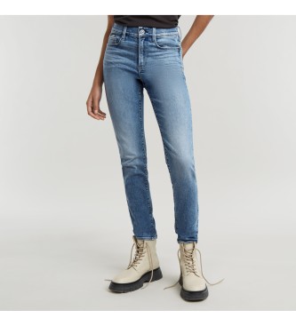 G-Star para mujer. D23638-D760-G732 Jeans Ace 2.0 Slim Straight azul (25/32), Casual, Algodón, Denim