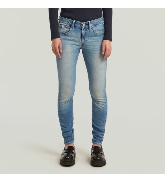 G-Star para mujer. D27299-8968-071 Jeans Arc 3D Skinny azul (31/34), Casual, Algodón, Denim, Algodón Orgánico, Sostenible