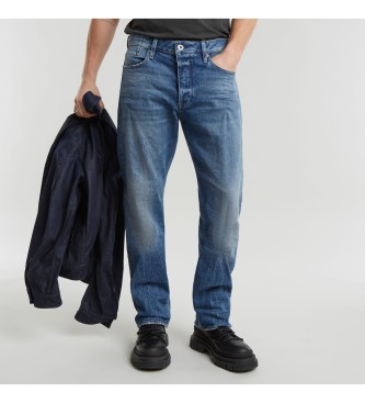 G-Star för män. D23691-D434-G723 Dakota Regular Straight Jeans (36/36), Blå, Casual, Denim, Ekologisk bomull, Hållbar