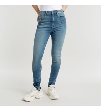 G-Star para mujer. D15578-D763-G733 Jeans Kafey Ultra High Skinny azul (25/30), Casual, Algodón, Denim