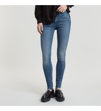 G-Star para mujer. D19079-D441-G763 Jeans Lhana Skinny azul (30/32), Casual, Algodón, Denim