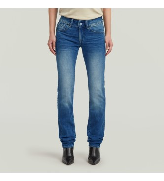 G-Star para mujer. D27287-8968-6028 Jeans Midge Straight azul (29/36), Casual, Denim, Algodón Orgánico, Sostenible