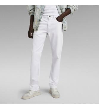 G-Star para hombre. D23692-D552-G547 Jeans Mosa Straight blanco (30/34), Casual, Algodón, Denim