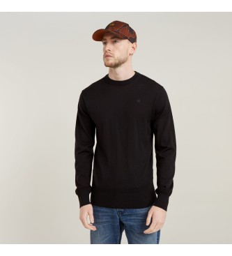 Jersey Premium Core Knitted negro (M), Casual, Lana reciclada