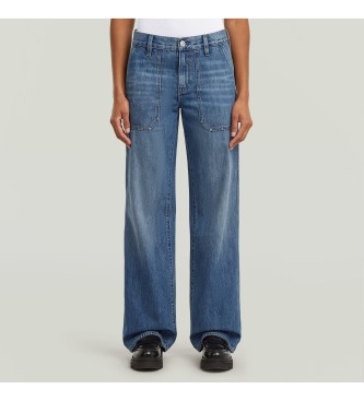 G-Star para mujer. D23590-D536-G326 Jeans Judee Carpenter Loose azul (27/34), Casual, Denim, Sostenible, Algodón Reciclado