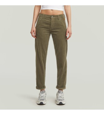 G-Star para mujer. D25257-E169-C249 Pantalón Kate Boyfriend Chino verde (32/30), Casual, Algodón