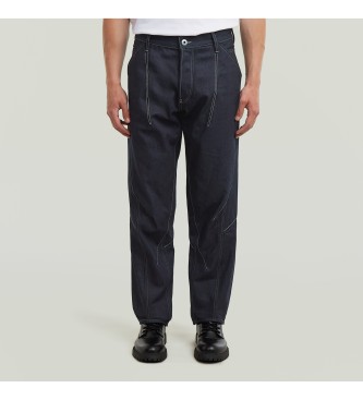 G-Star para hombre. D26701-D243-001 Pantalón Kitoh 3D Relaxed Tapered marino (30/34), Casual, Algodón