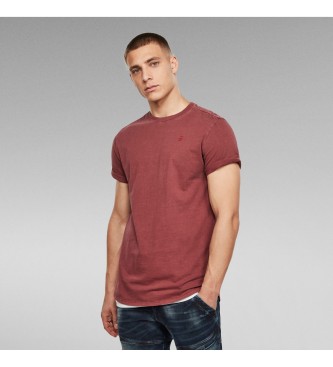 G-Star para hombre. D16396-2653-4608 Camiseta Lash rojo (XXL), Casual, Manga corta, Algodón Orgánico, Sostenible