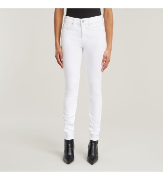 G-Star para mujer. D19079-C258-G547 Jeans Lhana Skinny blanco (29/32), Casual, Denim, Algodón Orgánico, Sostenible
