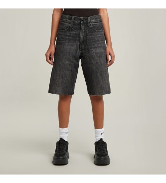 G-Star para mujer. D27484-D537-H147 Short Loose Type 96 gris oscuro (26), Negro, Casual, Algodón Orgánico, Sostenible