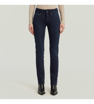 G-Star para mujer. D26424-D441-H427 Jeans Midge Slim Straight marino (32/30), Casual, Denim, Sostenible, Algodón Reciclado