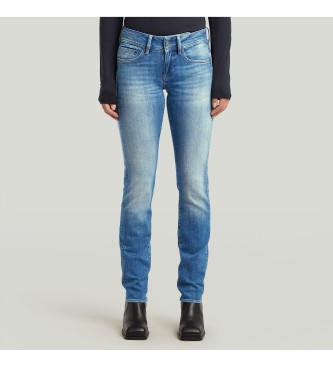 G-Star para mujer. D26424-D441-H441 Jeans Midge Slim Straight azul (32/30), Casual, Algodón