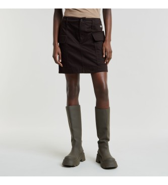 G-Star para mujer. D25235-D715-6484 Minifalda Cargo negro (27), Casual, Algodón
