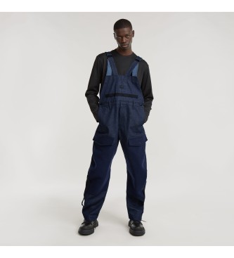 G-Star para hombre. D25670-D804-001 Mono GSRR Maxi Bib azul (S), Casual, Algodón Orgánico, Sostenible