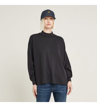 G-Star para mujer. D23795-C812-992 Camiseta Moto Logo XXL negro (XS), Casual, Manga larga, Algodón Orgánico, Sostenible