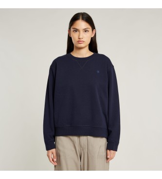 G-Star para mujer. D26326-D566-3873 Sudadera Nifous marino (S), Casual, Algodón