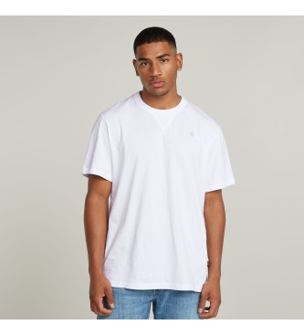G-Star para hombre. D24449-336-110 Camiseta Nifous blanco (L), Casual, Manga corta, Algodón Orgánico, Sostenible