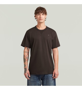 G-Starvoor mannen. D24449-336-A926 Bruin Nifous T-shirt (M), Casual, Korte mouwen, Biologisch katoen, Duurzaam