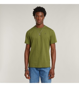 G-Star para hombre. D24449-B255-G985 Camiseta Nifous verde (M), Casual, Manga corta, Algodón Orgánico, Sostenible