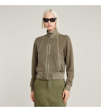 G-Star para mujer. D26087-D688-G544 Chaqueta Overdyed verde (XXS), Casual, Algodón