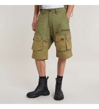 G-Star para hombre. D24315-D387-724 Shorts P-35T Relaxed Cargo verde (35), Casual, Algodón, Sostenible