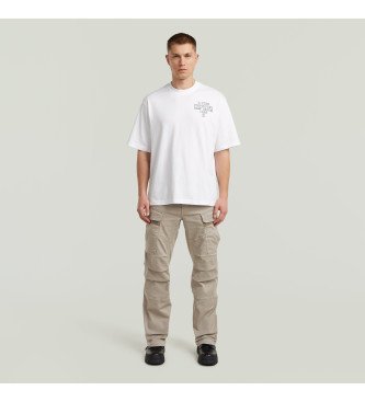 G-Star para hombre. D26950-C106-G107 Pantalón 3D Regular Straight Cargo beige (34/36), Casual, Algodón Orgánico, Sostenible