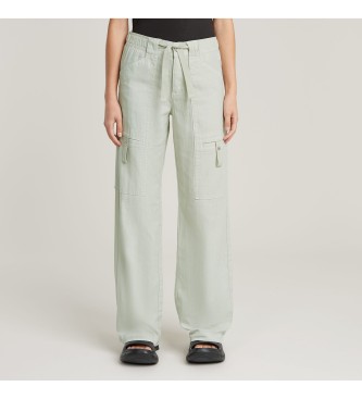 G-Star para mujer. D26151-D454-H029 Pantalón Cargo Judee Trainer verde (28/32), Casual, Algodón Orgánico, Sostenible