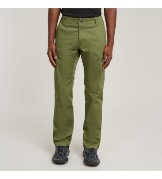 G-Star para hombre. D25547-5126-724 Pantalón chino Mosa verde (30/32), Casual, Algodón Orgánico, Sostenible