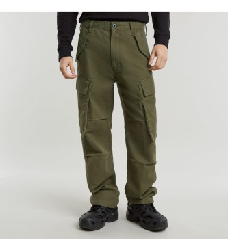 G-Star para hombre. D25224-D752-D033 Pantalón R-3N Regular Straight Cargo verde (36/34), Casual, Algodón